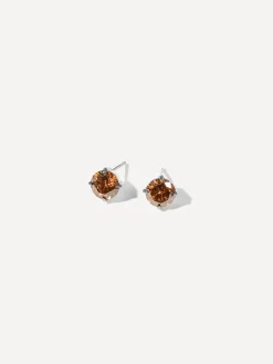 Crystal Delight Coffee Small Stub-Ohrringe