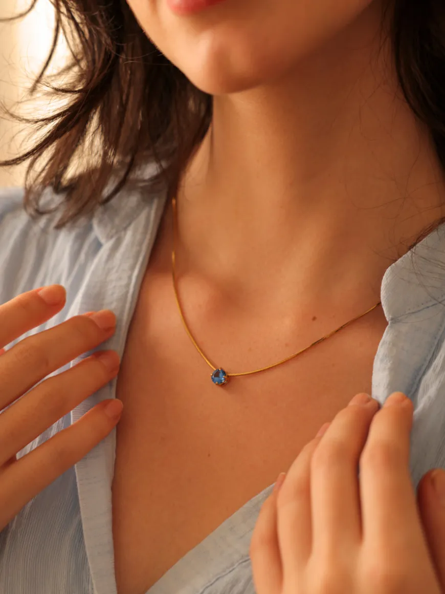 Crystal Delight Dark Blue Kette