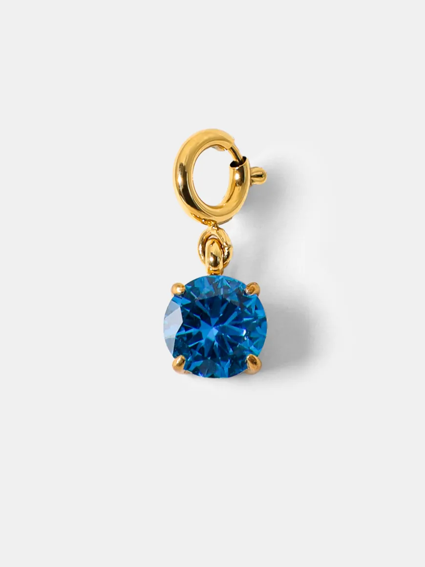 Crystal Delight Dark Blue Ketten-Charm