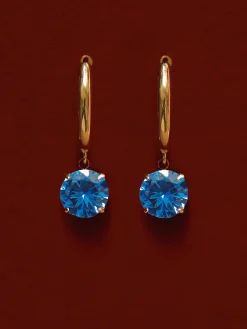 Crystal Delight Dark Blue Ohrringe