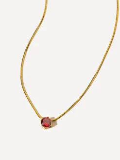 Crystal Delight Dark Red Kette