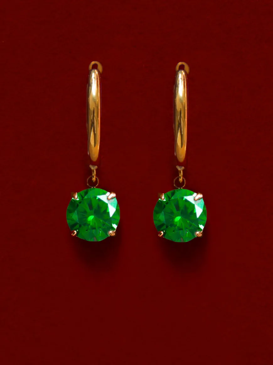 Crystal Delight Green Ohrringe