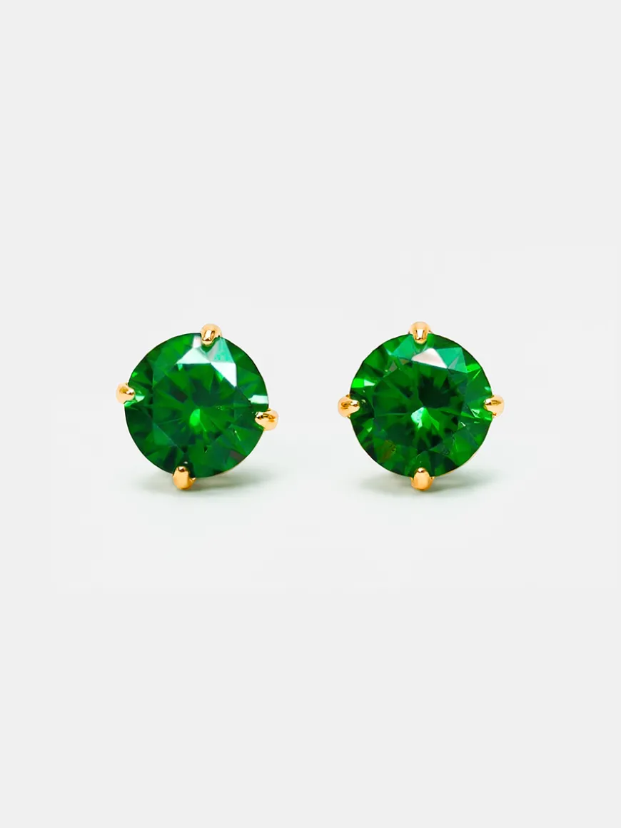 Crystal Delight Green Stub-Ohrringe