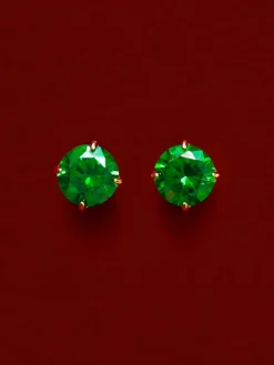 Crystal Delight Green Stub-Ohrringe