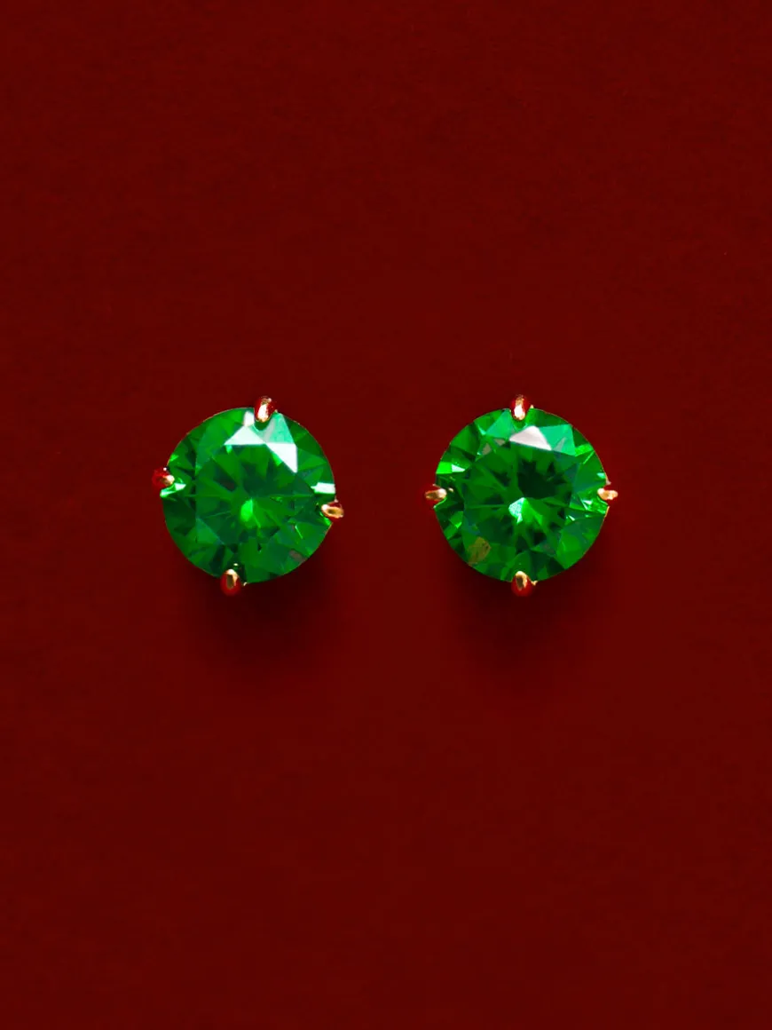 Crystal Delight Green Stub-Ohrringe