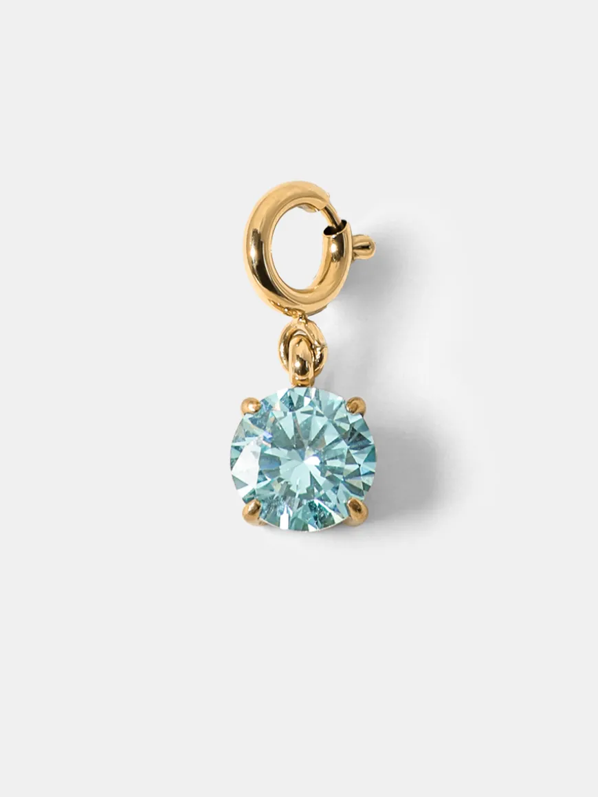 Crystal Delight Light Blue Ketten-Charm