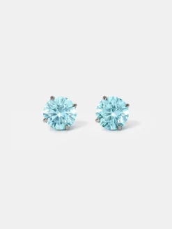 Crystal Delight Light Blue Small Stub-Ohrringe