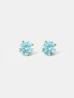 Crystal Delight Light Blue Small Stub-Ohrringe