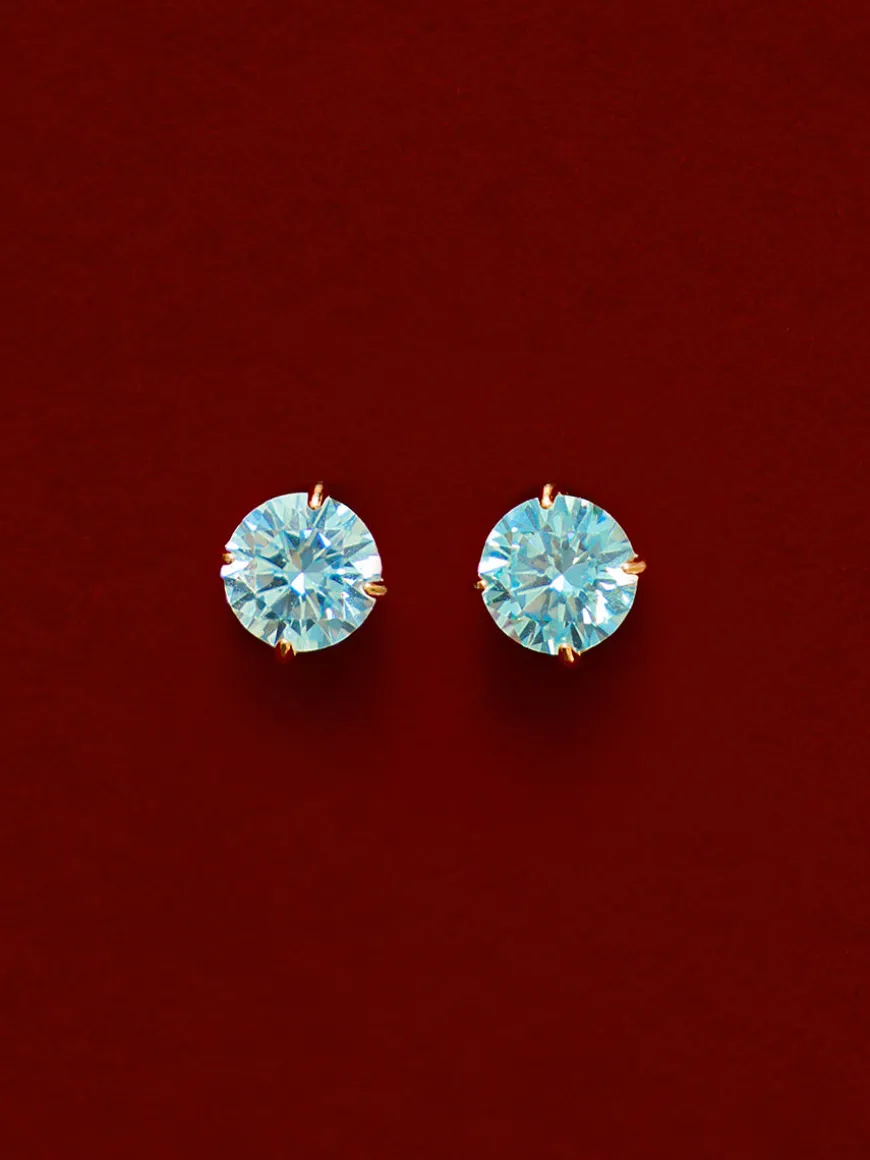 Crystal Delight Light Blue Small Stub-Ohrringe