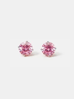 Crystal Delight Pink Small Stub-Ohrringe