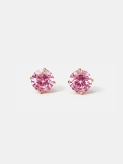 Crystal Delight Pink Small Stub-Ohrringe