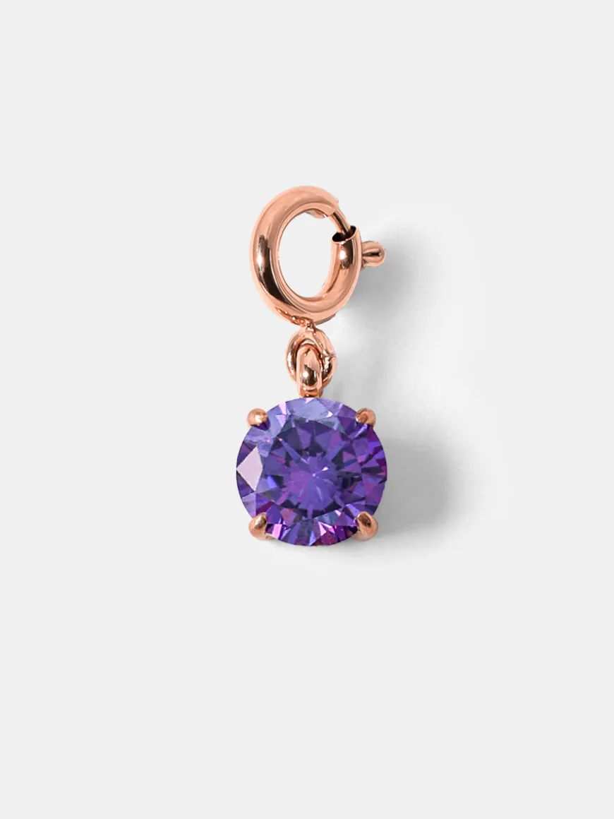 Crystal Delight Purple Ketten-Charm