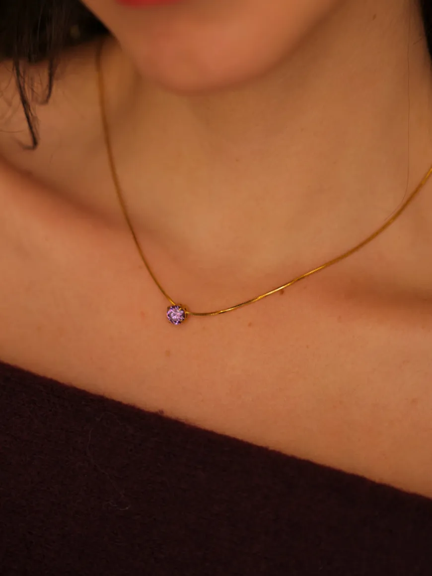 Crystal Delight Purple Kette