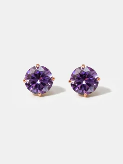 Crystal Delight Purple Stub-Ohrringe