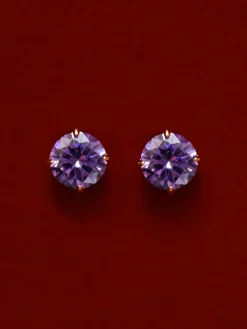 Crystal Delight Purple Stub-Ohrringe