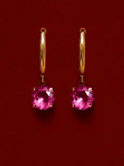 Crystal Delight Ruby Ohrringe