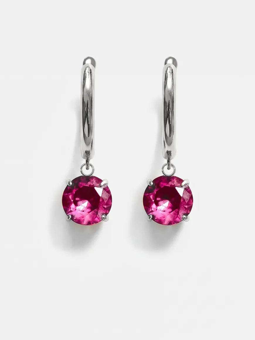 Crystal Delight Ruby Ohrringe