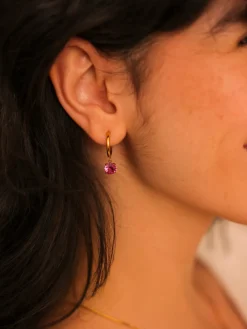 Crystal Delight Ruby Ohrringe