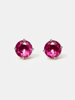 Crystal Delight Ruby Stub-Ohrringe
