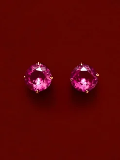 Crystal Delight Ruby Stub-Ohrringe