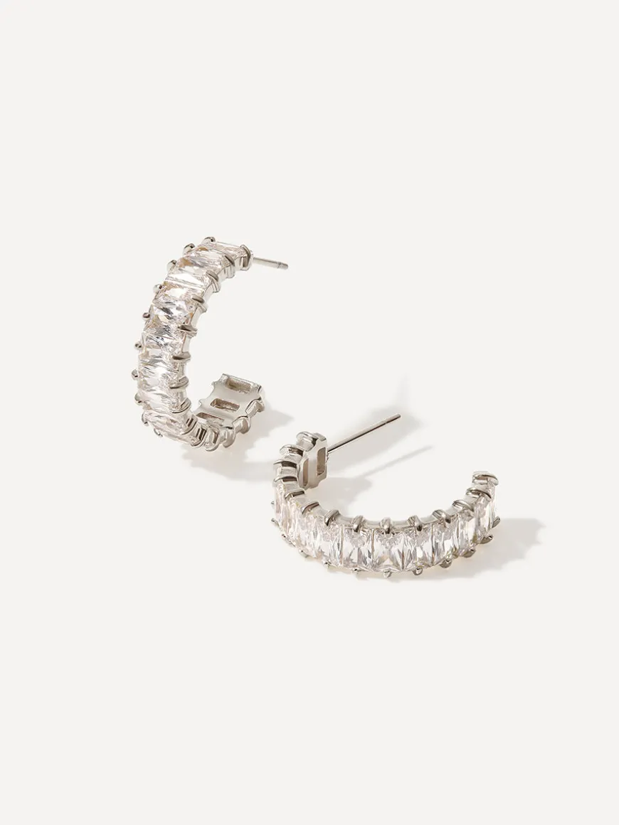 Cubic Crescent Ohrringe