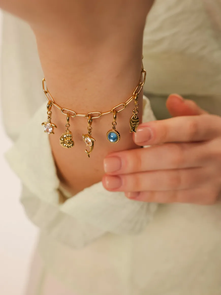 Cute Fish Ketten-Charm