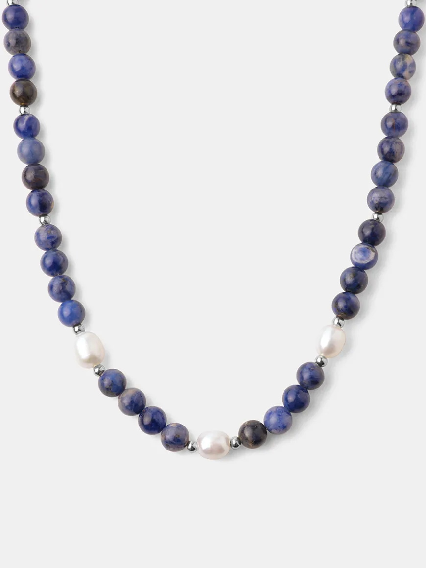 Dawn Pearl Dark Blue Kette