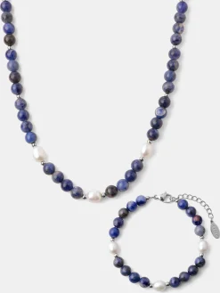 Dawn Pearl Dark Blue Set