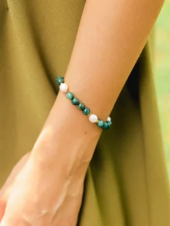 Dawn Pearl Green ARMBAND