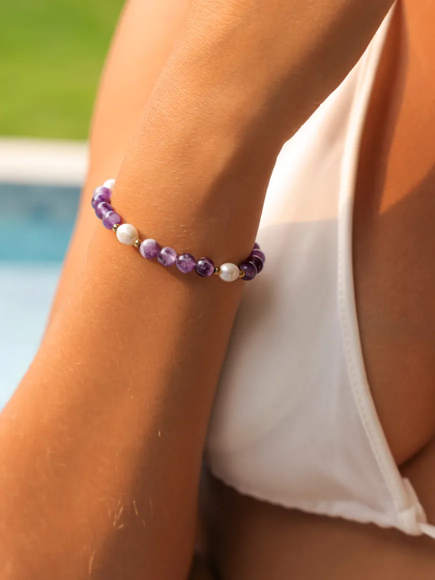 Dawn Pearl Purple ARMBAND