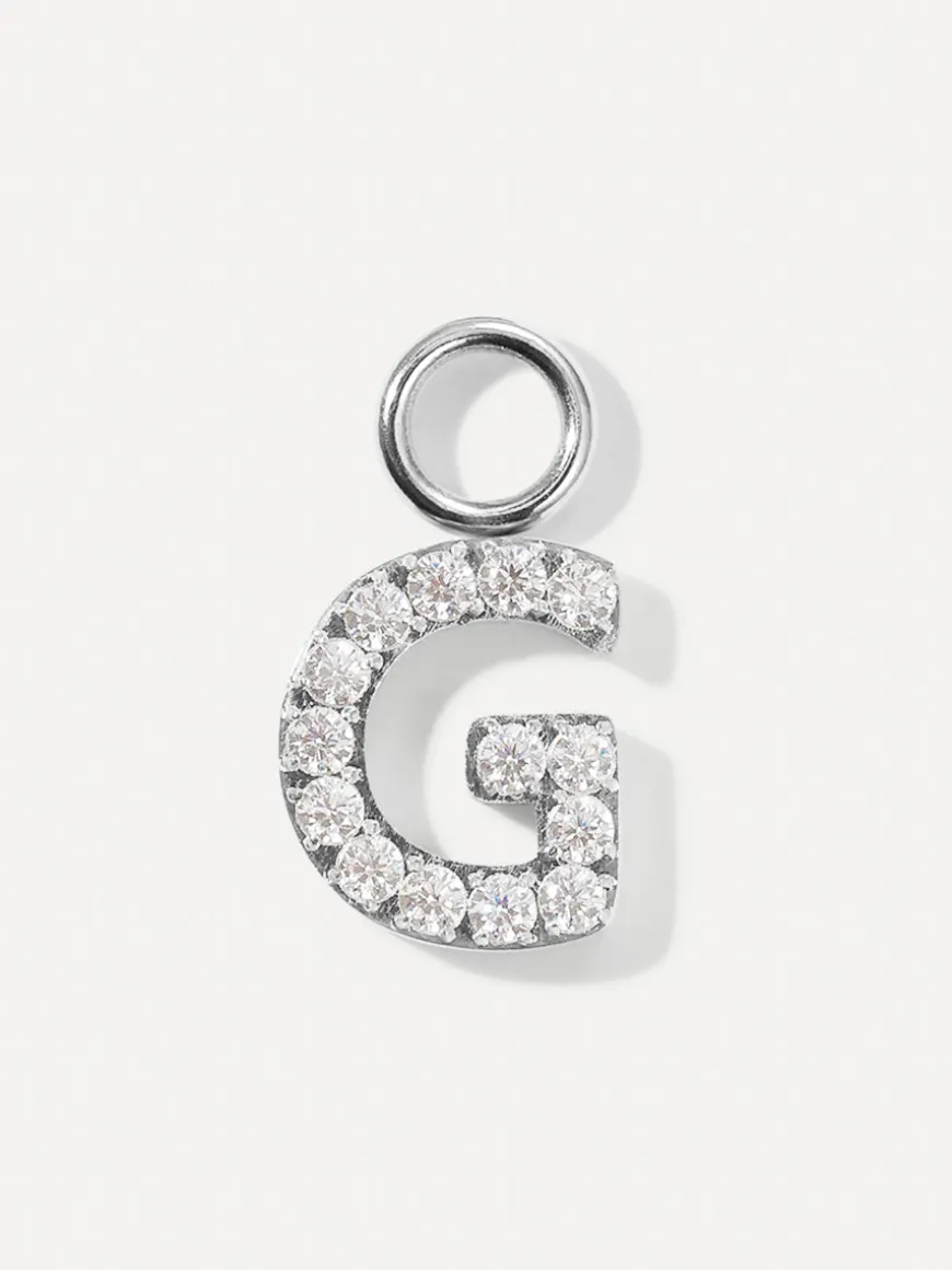 Dazzling Letter Ohrring-Charms