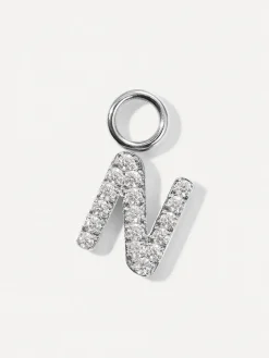 Dazzling Letter Ohrring-Charms