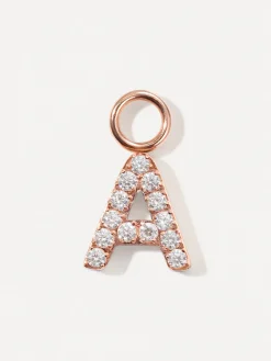 Dazzling Letter Ohrring-Charms
