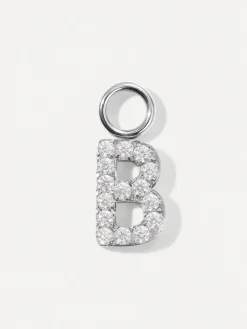 Dazzling Letter Ohrring-Charms