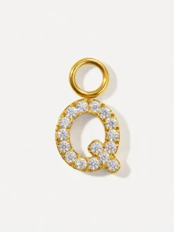 Dazzling Letter Ohrring-Charms