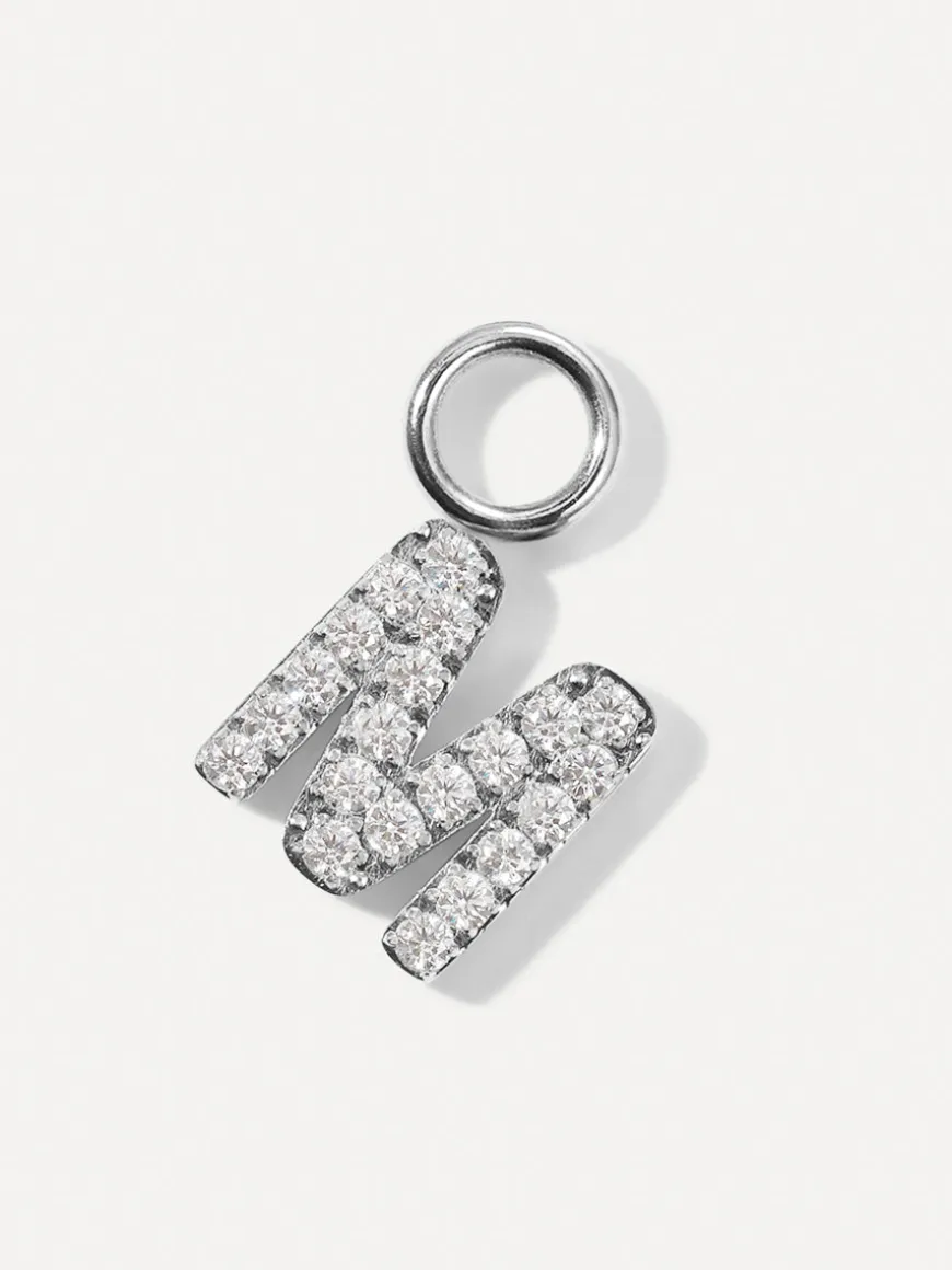 Dazzling Letter Ohrring-Charms
