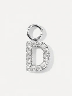 Dazzling Letter Ohrring-Charms