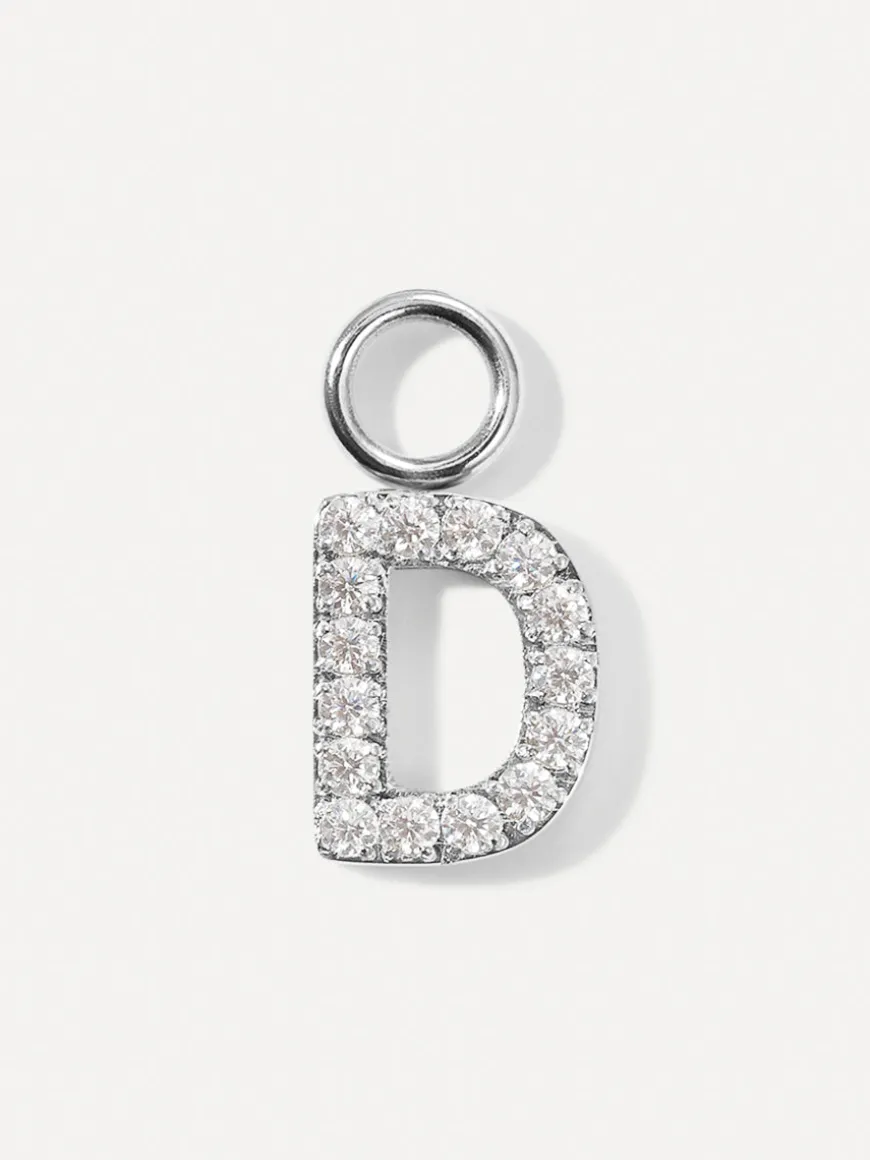 Dazzling Letter Ohrring-Charms