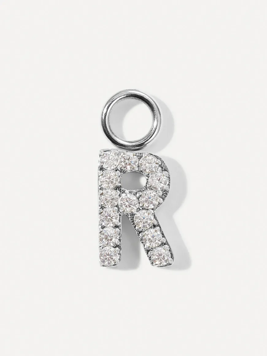 Dazzling Letter Ohrring-Charms