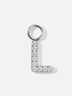 Dazzling Letter Ohrring-Charms