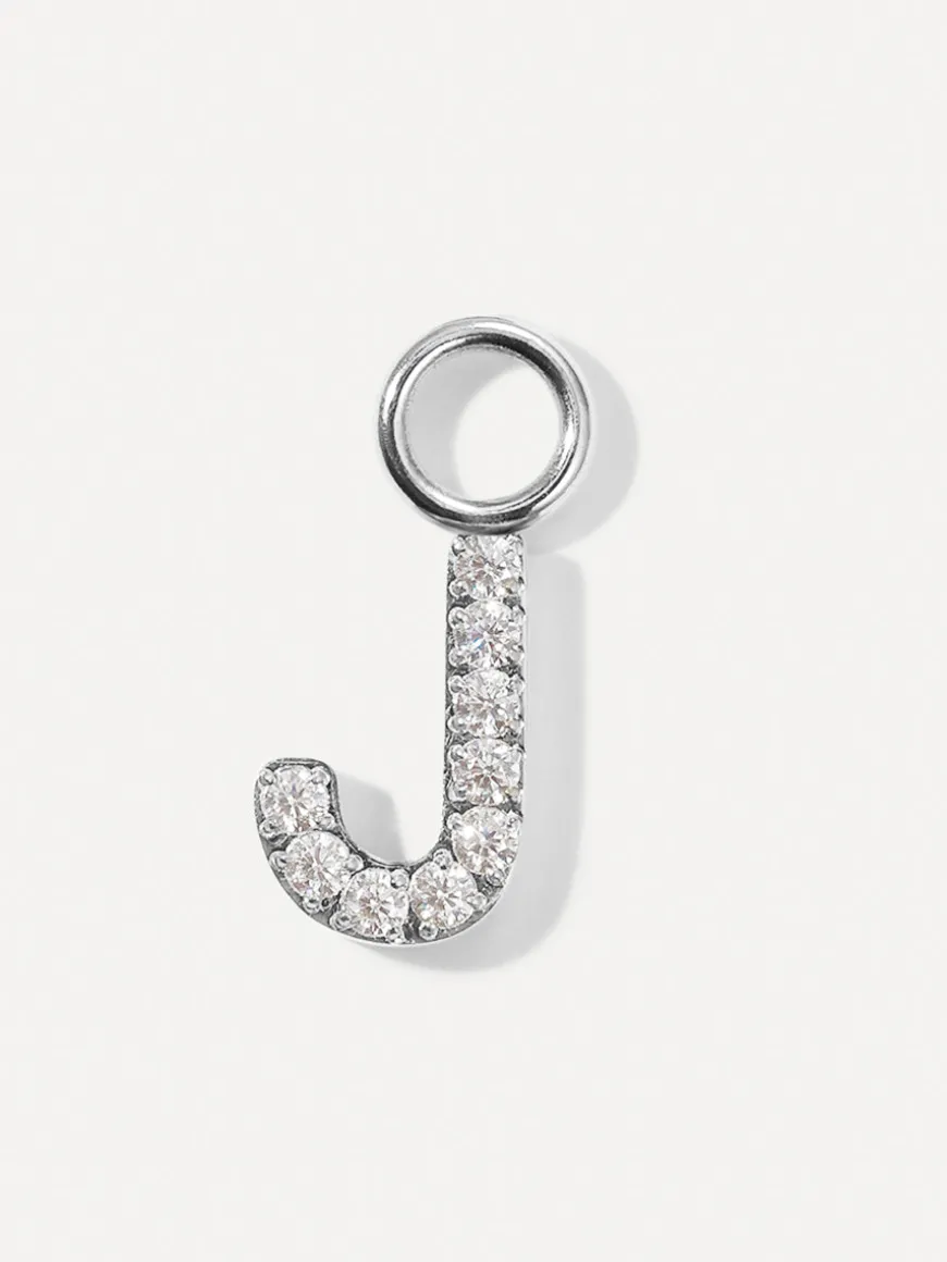 Dazzling Letter Ohrring-Charms