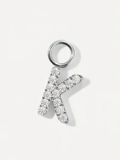 Dazzling Letter Ohrring-Charms