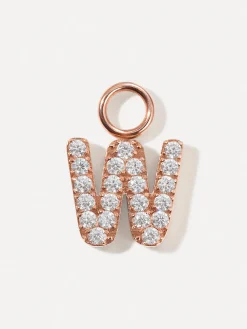 Dazzling Letter Ohrring-Charms