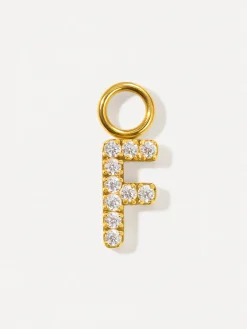 Dazzling Letter Ohrring-Charms