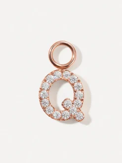 Dazzling Letter Ohrring-Charms