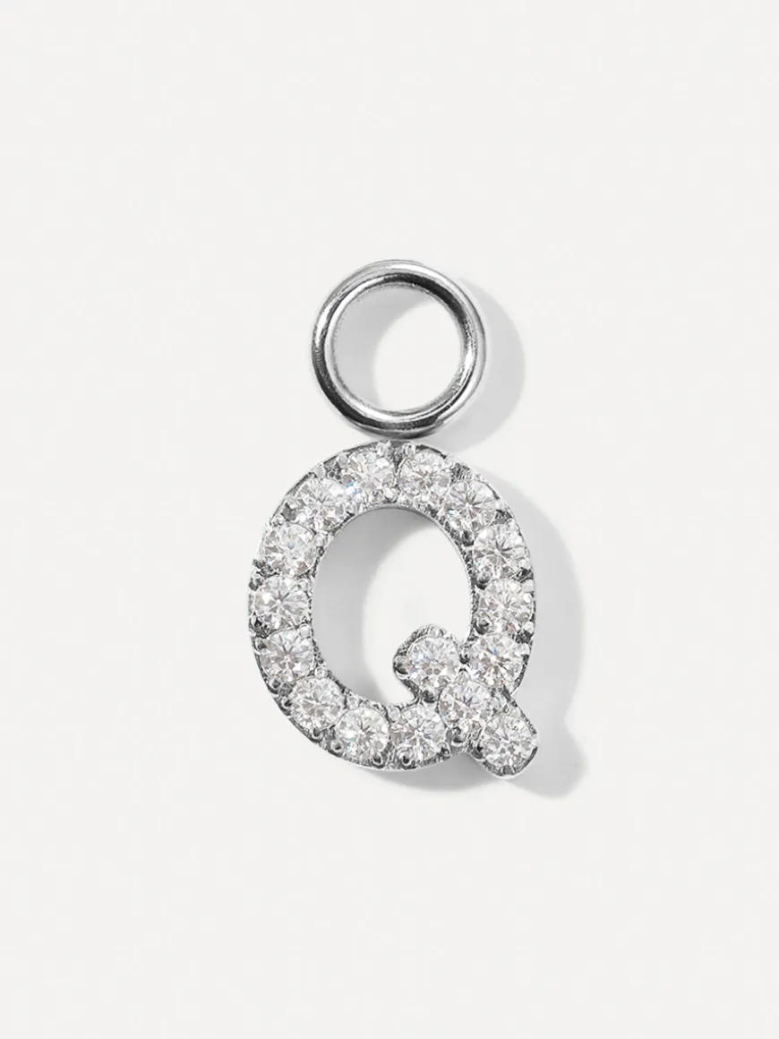 Dazzling Letter Ohrring-Charms