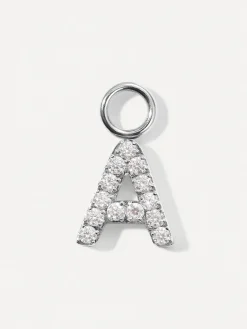 Dazzling Letter Ohrring-Charms