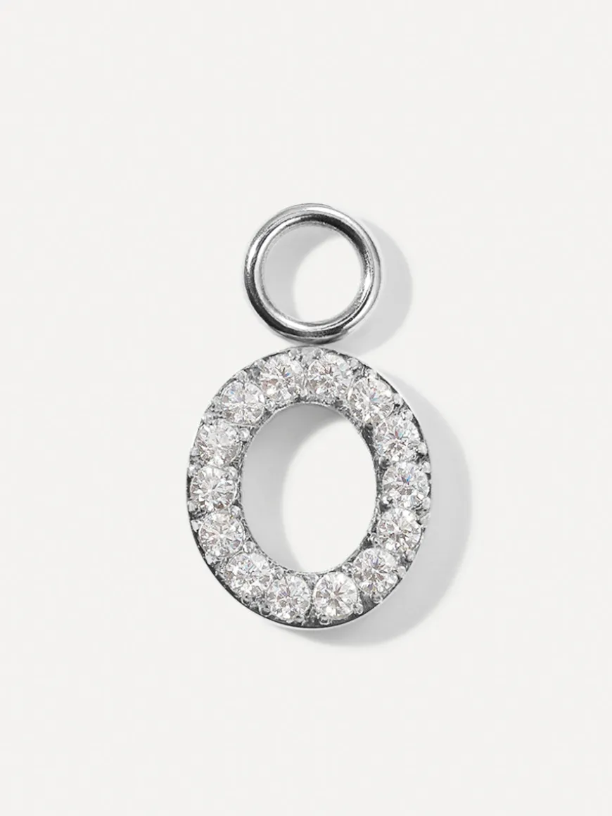 Dazzling Letter Ohrring-Charms