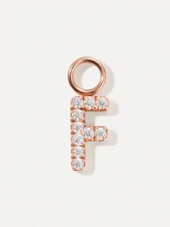 Dazzling Letter Ohrring-Charms