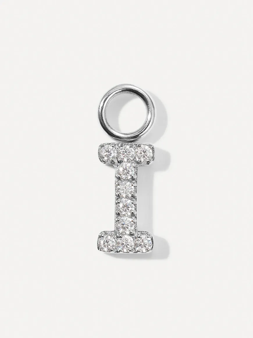 Dazzling Letter Ohrring-Charms